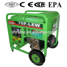 7GF-LEW tragbares Diesel-Schweißen Generator-Set